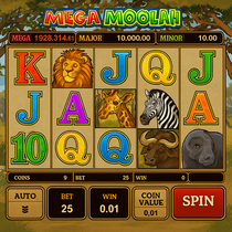 FortunePlay - Mega Moolah Slot Game - Microgaming Progressive Jackpot
